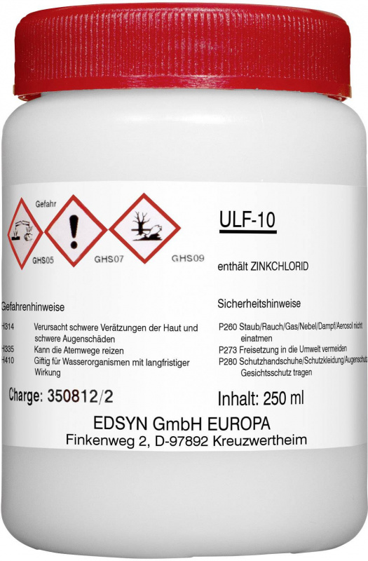 купить Edsyn ULF10 Loetfett Inhalt 250 ml F-SW 22