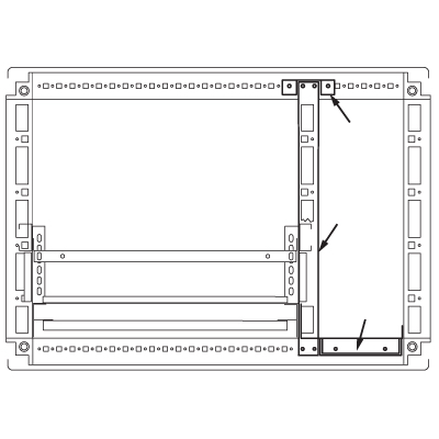 купить Комплект для созд. кабельного отсека для шкафов CQE 1800х500 ДКС R5PFI1850