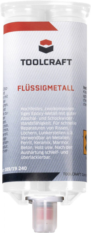 купить TOOLCRAFT Fluessigmetall Zwei-Komponentenkleber  50