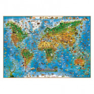 купить Настенная карта Детская карта мира.Животные 1,37Х0,97 978-1-905502-71-4