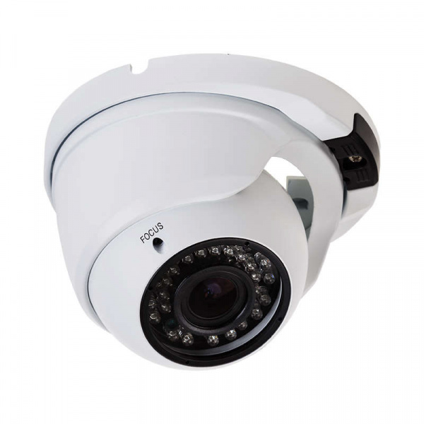 купить Камера IP купольная уличная 2.1Мп FullHD (1080P) объектив 2.8-12мм ИК до 30м PoE+звук REXANT 45-0271