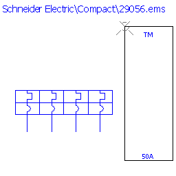 купить 29056 Schneider Electric trip unit - TMD 50 A 4 poles 4d / NS100