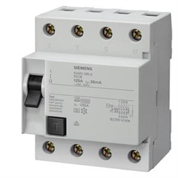 купить 5SM3745-8 Siemens RES.CURRENT OP.CIRCUIT BREAKER TYPE A PSE/SSF / 125A 3+N-POL IFN 500MA 400V 4MW FOR SELECTIVE SWITCH OFF