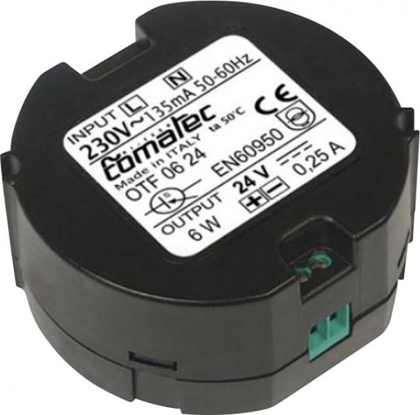 купить Comatec OTF/06.24RA AC/DC-Einbaunetzteil 0.25 A 6