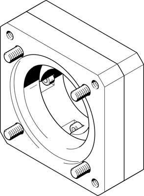 купить FESTO Flansch 550992 EAMF-A-118A-160G    1 St.