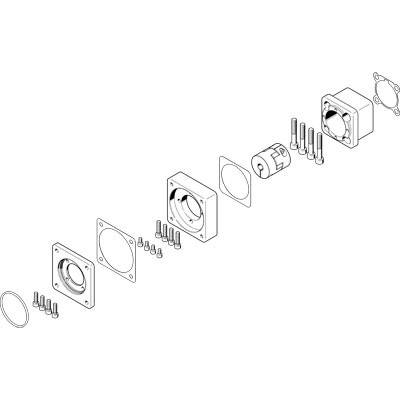 купить FESTO Axialbausatz 2907418 EAMM-A-D50-60H-S1    1