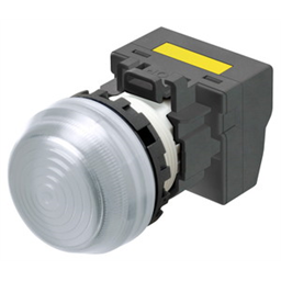 купить M22N-BG-TWA-WD-P Omron Indicator (Cylindrical 22-dia.), Cylindrical type (22/25 mm dia.), Plastic semi-spherical, Lighted, LED, White, 100 VAC, Push-In Plus Terminal Block, IP66