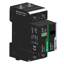 купить 8595090000000 Saltek single-phase surge protection connected in the 1+1 mode for TN and TT systems, installation close to protected equipment / 63 A, pluggable modules, pluggable module, remote fault signalling / T3 (CSN EN 61643-11 ed.2)