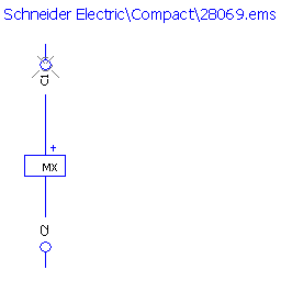купить 28069 Schneider Electric voltage release Compact MX / 42 V AC 50/60Hz / NS80HMA