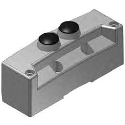 купить 240-255 Numatics G3 Right Hand Mounting Cover / Used when a communication module is used without local valves installed