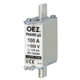 купить OEZ:40477 OEZ Плавкая вставка / Un AC 500 V / DC 250 V, размер 000, gG - характеристика для общего применения, без Cd/Pb