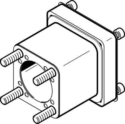 купить FESTO Axialbausatz 1322183 EAMM-A-D40-57A-S1    1