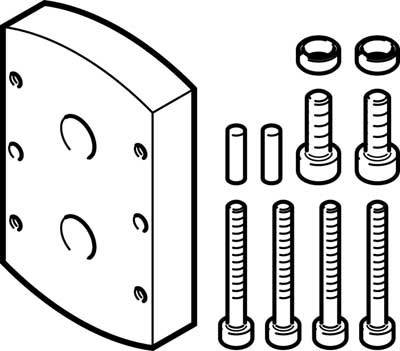 купить FESTO Adapter 1722274 DHAA-G-Q11-25-B5-16    1 St.