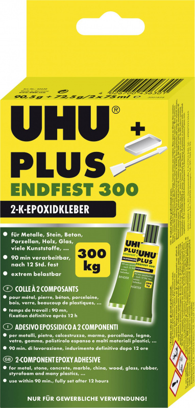 купить UHU Plus Endfest 300 Zwei-Komponentenkleber 45630