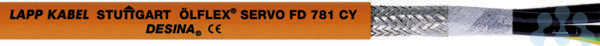 купить Кабель OLFLEX SERVO FD 781 CY 4х2.5 G (м) LappKabel 0036321