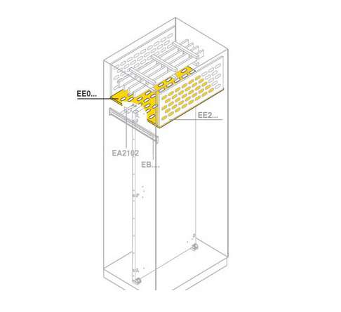 купить Перегородка горизонт. 400х800мм ABB EE0480