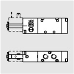 купить 7010021100 Metal Work 70 series valve electro-pneumatic couplings 1/8" monostable with spring mechanical