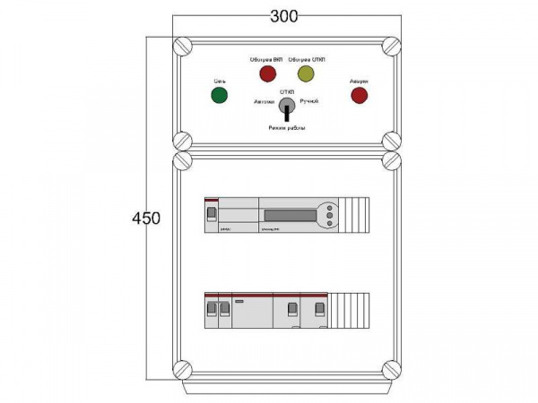 купить Щит управления электрообогревом HS 2х4400 D850 (с терморег.) ПСО DEVIbox DBS026