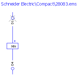 купить 28083 Schneider Electric voltage release Compact MN / 380..415 V AC 50Hz / NS80HMA