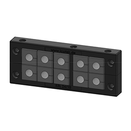 купить 42241.200 Icotek KEL 24|10 V2A / Cable entry frame, centrally split, double row, IP54, V2A screws