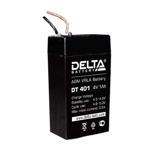 купить Аккумулятор для фонарей ТРОФИ 4В 1.0А.ч Delta DT 401