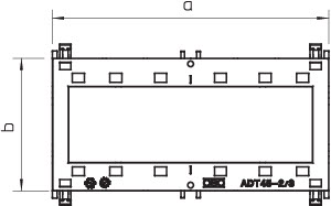 купить Адаптер двойной/тройной Modul45ADT-45 3 полиамид черн. OBO 6258018