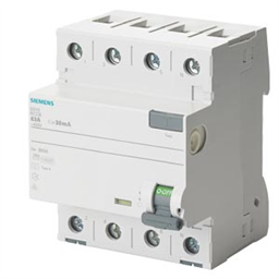 купить 5SV3642-6 Siemens RCCB TYPE A 25/4 300MA 4MW / Res.current op.circuit breaker SENTRON / Instantaneous