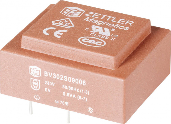 купить Zettler Magnetics BV302D06020 Printtransformator 1