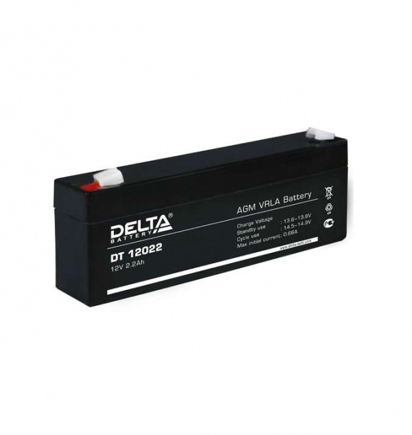 купить Аккумулятор 12В 2.2А.ч Delta DT 12022