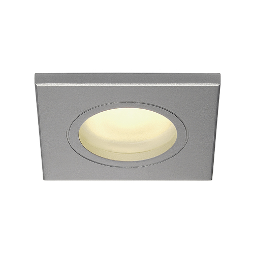 купить LI111144 Schrack Technik DOLIX OUT GU10 SQUARE Downlight, silbergrau, max. 35W