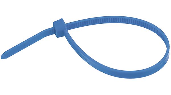 купить Стяжка кабельная, стандартная, полиамид 6.6, голубая, TY200-18-6 (1000шт)