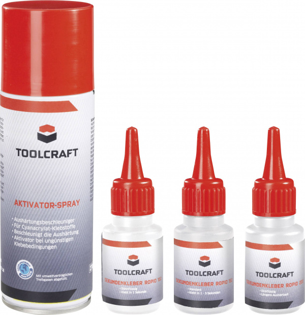 купить TOOLCRAFT  Klebeset  4 Teile