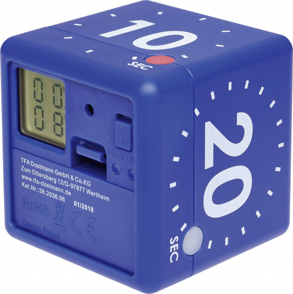 купить TFA CUBE Timer Blau digital