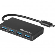 купить Разветвитель USB Defender Quadro Transfer USB3.1 TYPE C - USB3.0, 4 порта