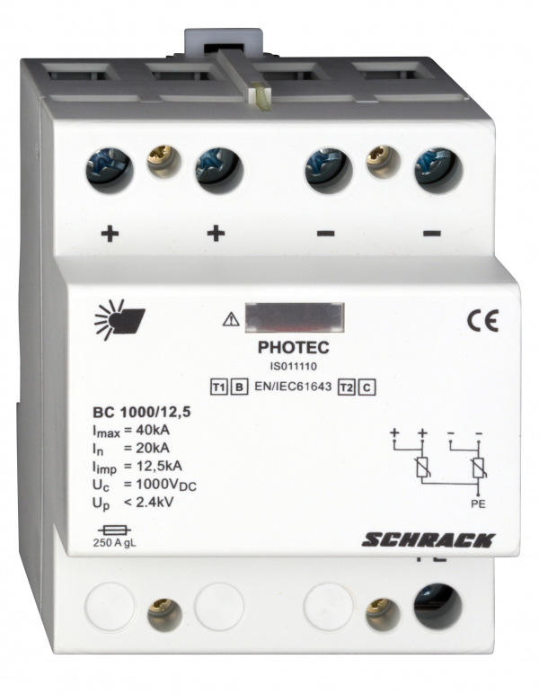 купить IS011110 Schrack Technik Photovoltaikabl. Klasse 1+2 (B+C) 1000Vdc, Iimp 12,5kA