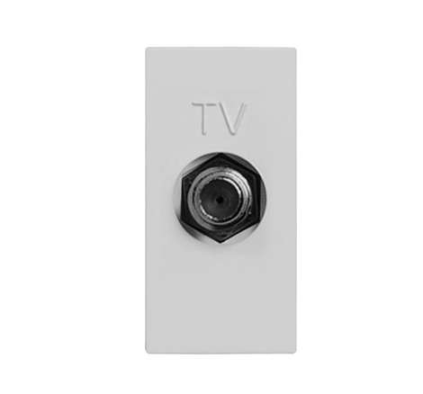 купить Розетка TV 1мод. Zenit серебр. ABB 2CLA215000N1301