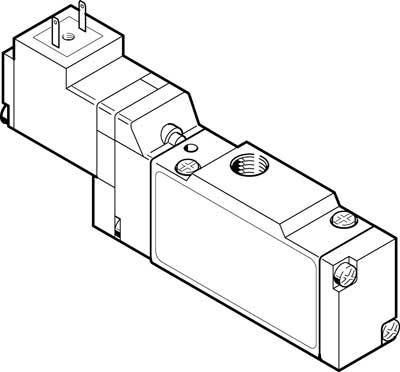 купить FESTO Magnetventil 173126 MEH-3/2-1/8-P-B  Anschlu