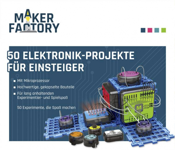 купить Lernpaket MAKERFACTORY  50 Elektronik-Projekte fuer