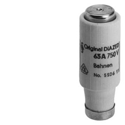 купить 5SD611 Siemens DIAZED FUSE-LINK 750V DC RAILROAD PROPERTY PROTECTION / CHARACTERISTICS FAST ACTING SIZE DIII, E33, 63A