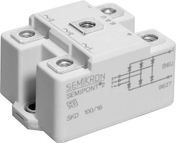 купить Semikron SKB60/16 Brueckengleichrichter G17 1600 V
