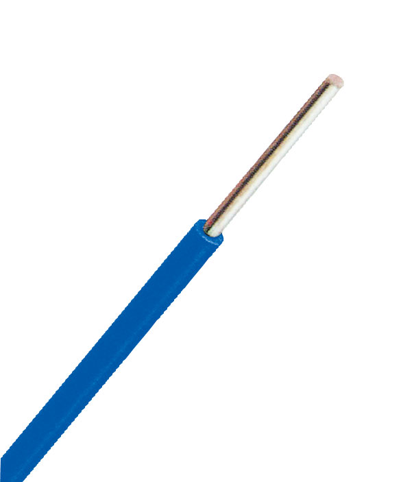 купить XC01010202 Schrack Technik H07V-U (Ye) 2,5mm² blau, PVC Aderleitung eindrähtig