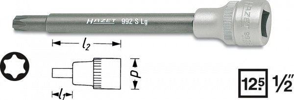 купить Hazet  992SLG-T45 Innen-TORX Steckschluessel-Bit-Ei