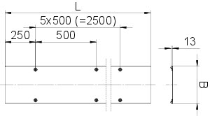 купить Крышка кабельного листового лотка 100х3000мм DF BKR10 FS AL L3000 OBO 6049181