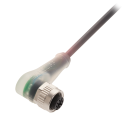 купить BCC032U Balluff Connector cable, Female 90°angle M12, PUR, 5.00 m, Drag chain compatible