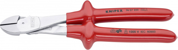 купить Knipex  74 07 250 VDE Kraft-Seitenschneider mit Fa