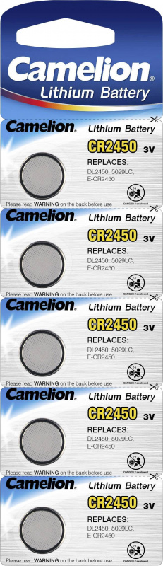 купить Camelion CR2450 Knopfzelle CR 2450 Lithium 550 mAh