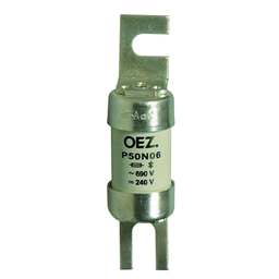 купить OEZ:06615 OEZ Плавкая вставка для защиты полупроводников / Un AC 690 V / DC 440 V, aR - характеристика для защиты полупроводников только против короткого замыкания, для винты M8, без Cd/Pb