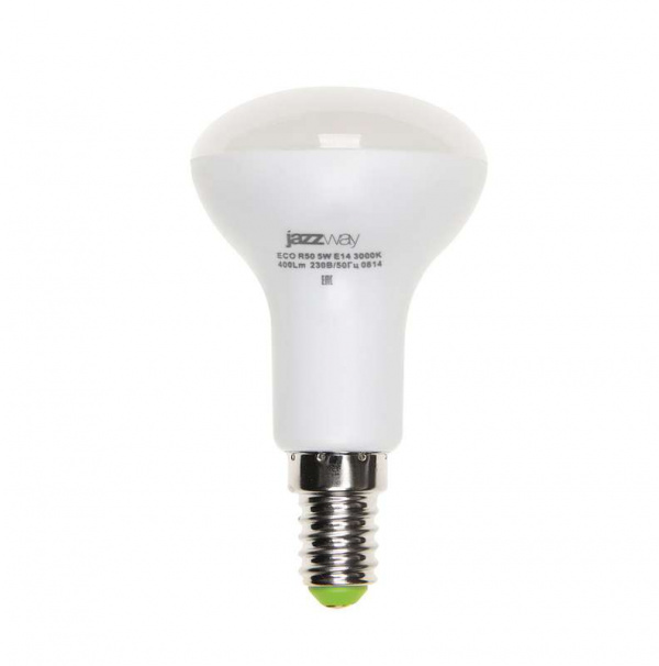 купить Лампа светодиодная PLED-ECO-R50 5Вт 4000К белый E14 400лм 220-240В JazzWay 1037046A