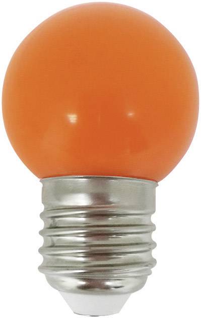 купить LightMe LED  E27 Tropfenform 1 W Orange (d x L) 45