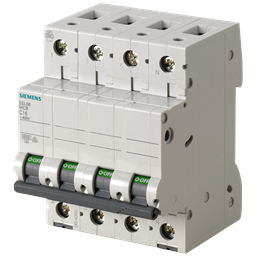 купить 5SL6608-7 Siemens CIRCUIT BREAKER 6KA 3+N-P C8 / SENTRON Miniature circuit breaker / 5SL miniature circuit breakers